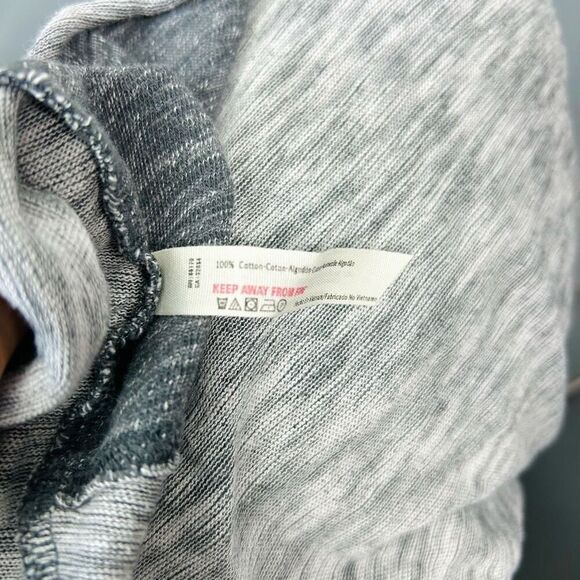 Free People Beach Funnel Neck Pullover in Heathered Gray - Picture 7 of 7